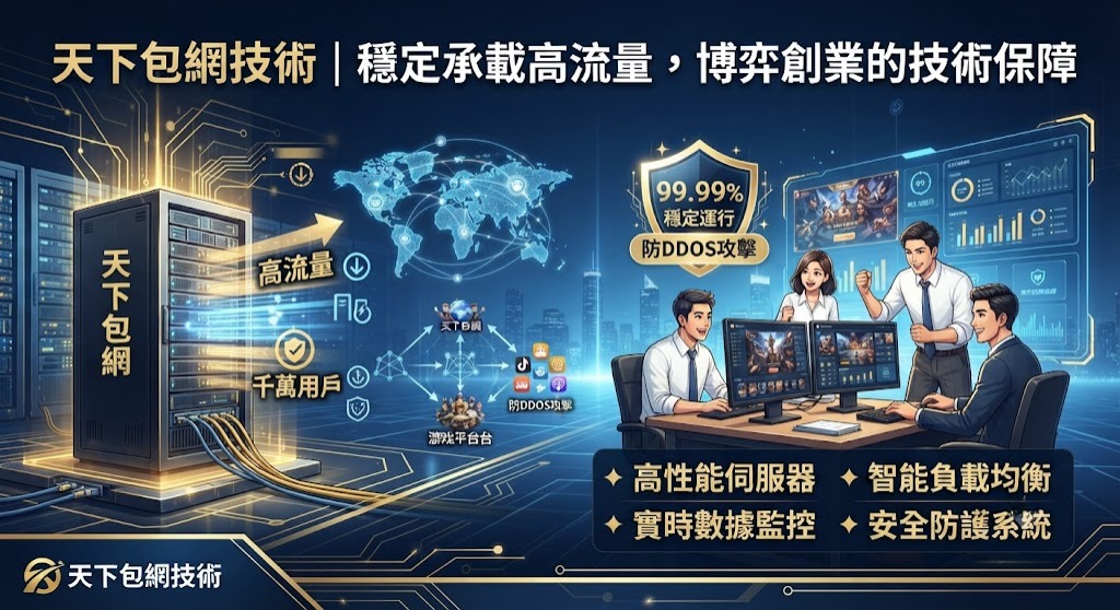 穩定承載高流量,博弈創業的技術保障 穩定承載高流量,博弈創業的技術保障